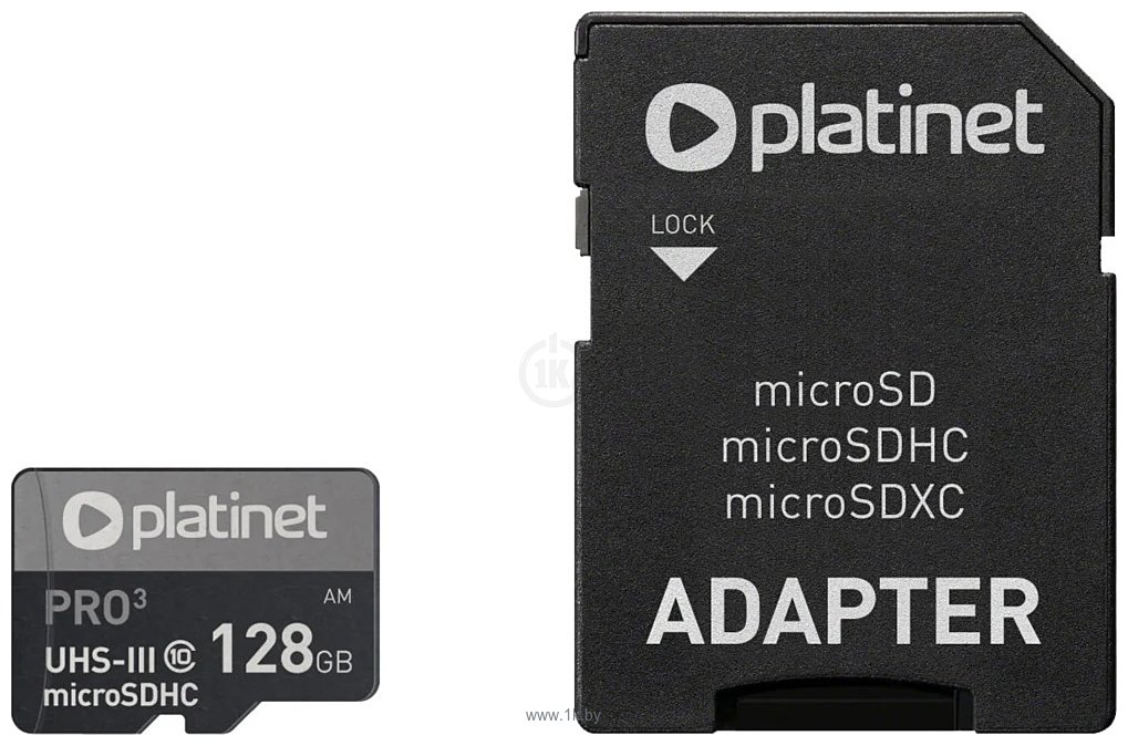 Фотографии Platinet PMMSDX128UIII 128GB + адаптер