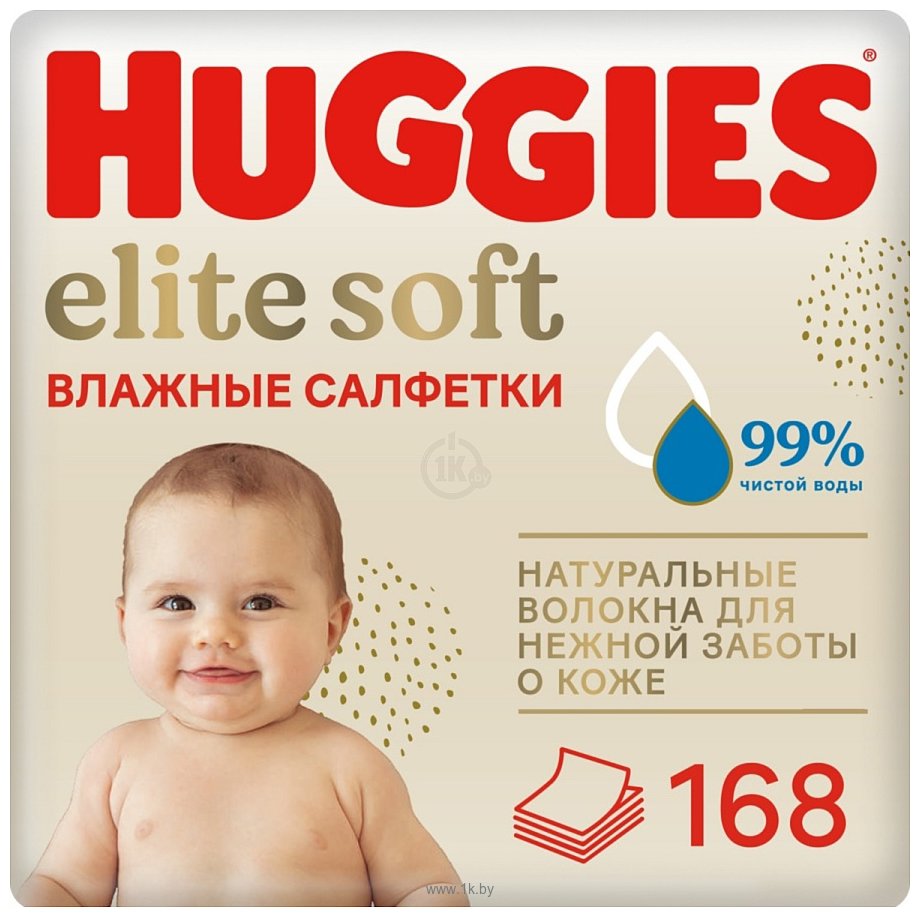 Фотографии Huggies Elite Soft, 168 шт