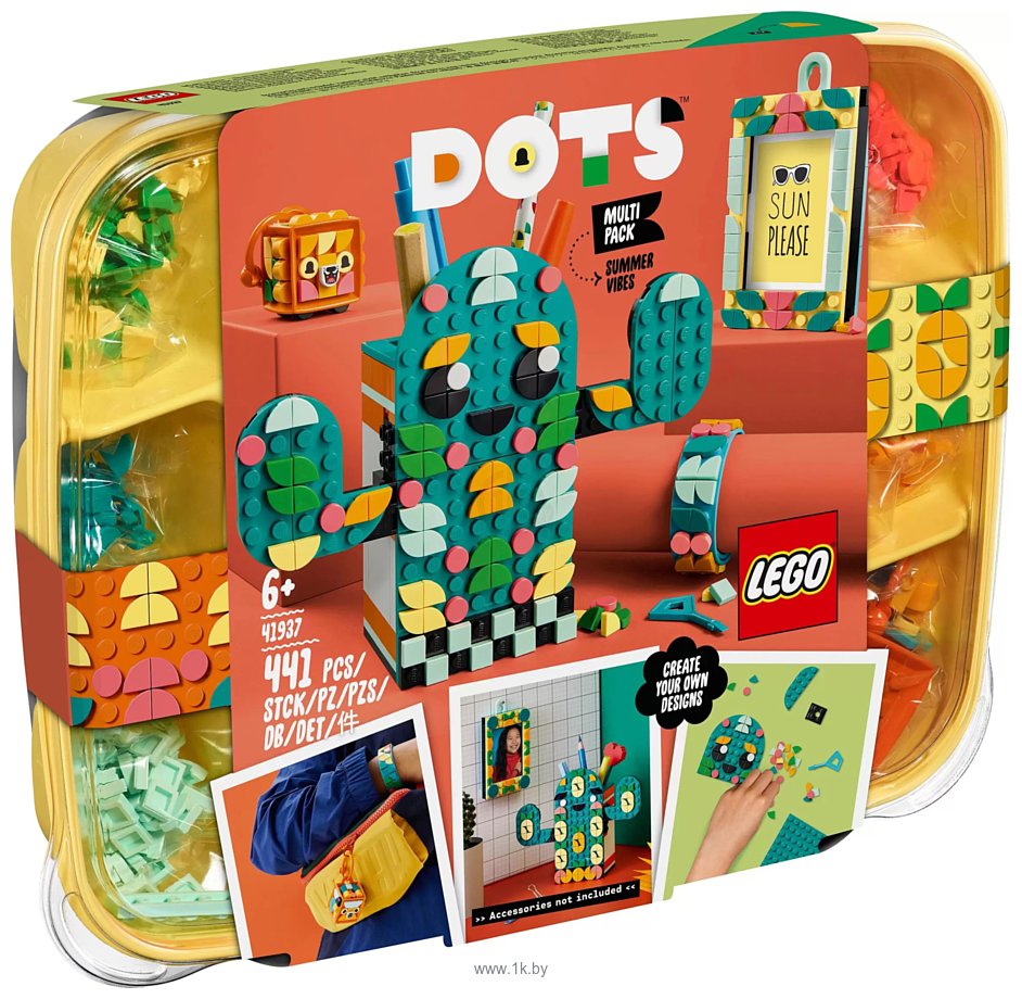 Фотографии LEGO DOTS 41937 Большой набор Летнее настроение