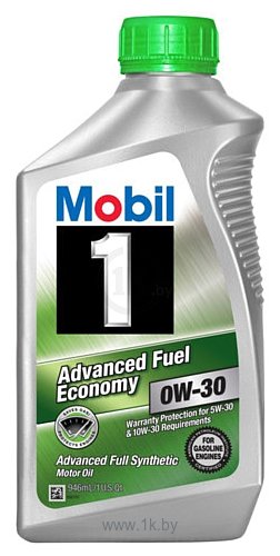 Фотографии Mobil 1 Advanced Fuel Economy 0W-30 0.946л
