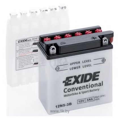 Фотографии Exide 12N5-3B евро (5Ah)