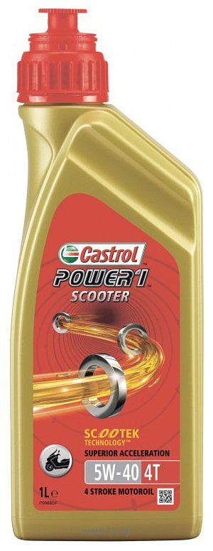 Фотографии Castrol Power 1 Scooter 4T 5W-40 1л