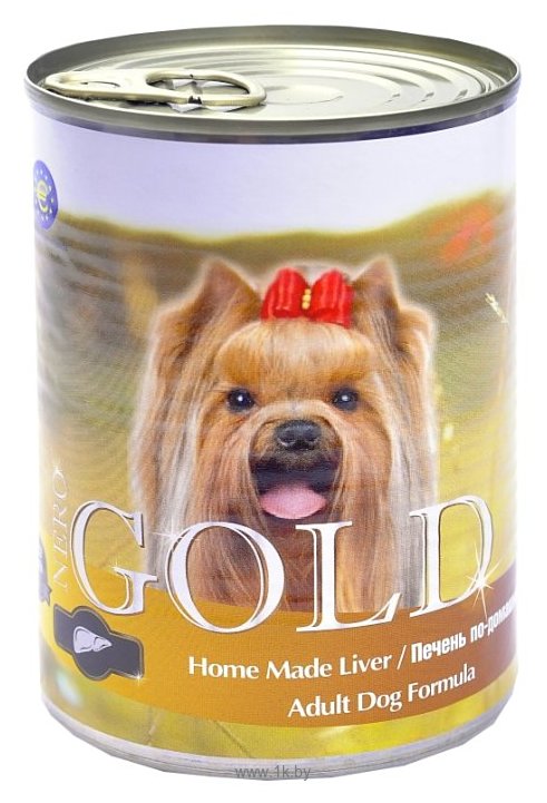 Фотографии Nero Gold Консервы для собак. Печень по-домашнему (0.41 кг) 1 шт.