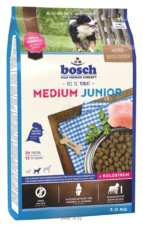 Фотографии Bosch (3 кг) Junior Medium