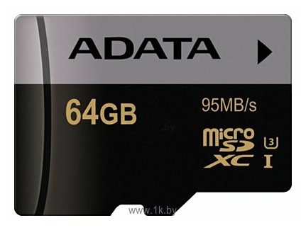 Фотографии ADATA Premier Pro microSDXC Class 10 UHS-I U3 64GB