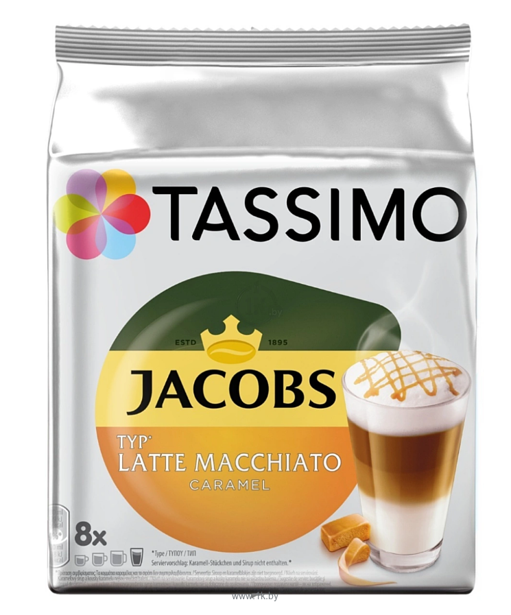 Фотографии Tassimo Jacobs Latte Macchiato Caramel 16 шт