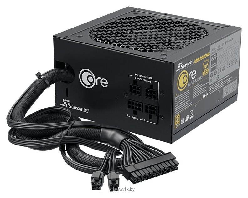 Фотографии Seasonic CORE GM-550 80+ Gold (SSR-550LM) 550W