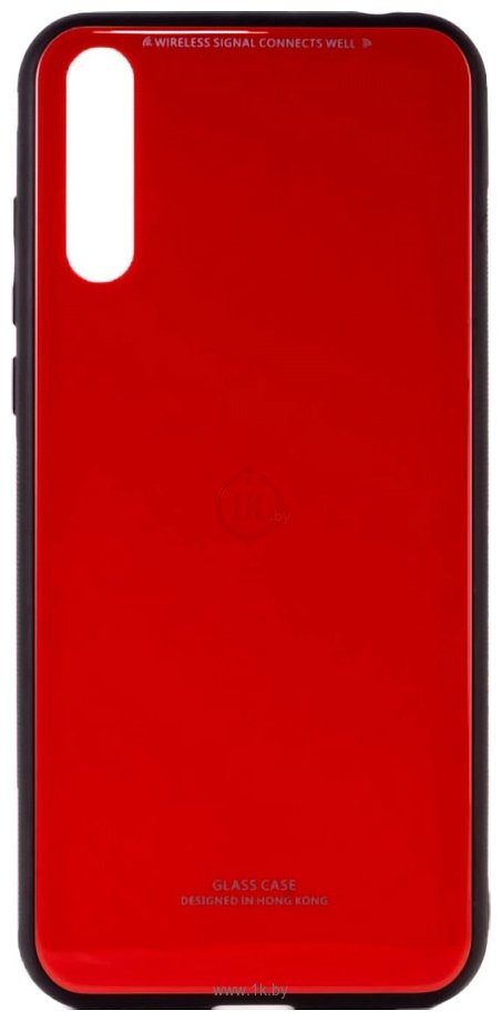 Фотографии Case Glassy для Huawei Y8p (красный)