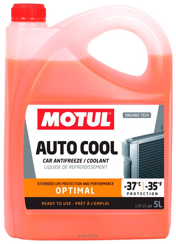 Фотографии Motul Auto Cool Optimal G12/G12+ (5л, оранжевый)