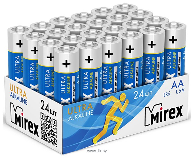 Фотографии Mirex Ultra Alkaline AA 24 шт. (LR6-B24)