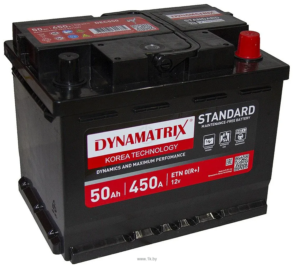 Фотографии Dynamatrix Standard R+ 450A (50Ah)