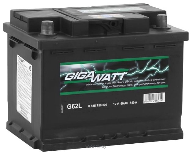 Фотографии GIGAWATT G62L (60Ah)