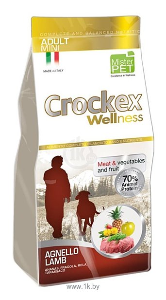 Фотографии Crockex (2 кг) Wellness Adult Mini ягненок с рисом