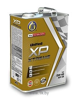 Фотографии United Oil XP Xtreme 0W-40 4л