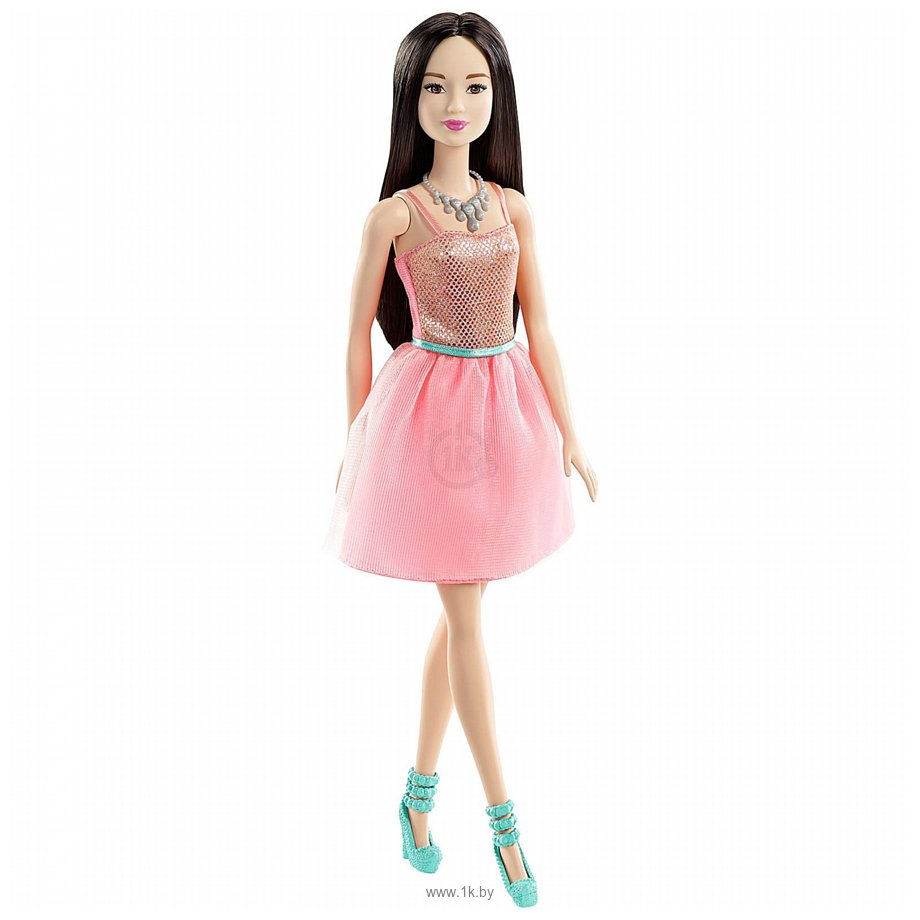 Фотографии Barbie Glitz Coral Dress (T7580/DGX83)