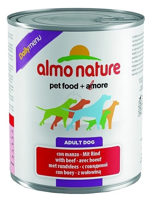 Фотографии Almo Nature DailyMenu Adult Dog Beef (0.8 кг) 1 шт.