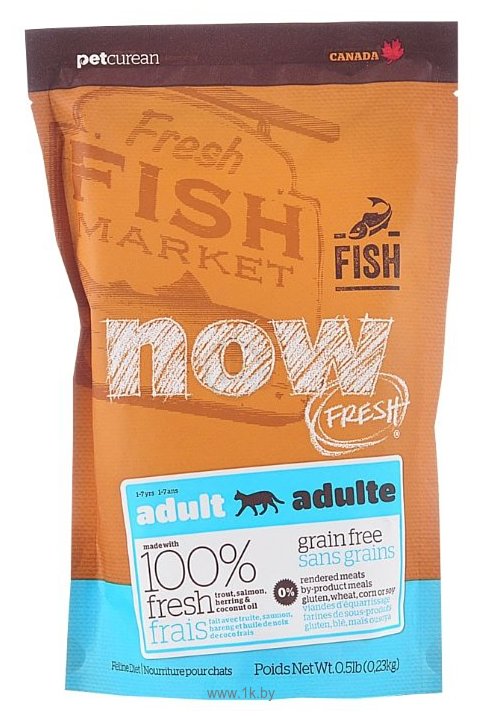 Фотографии NOW FRESH (0.23 кг) Grain Free Fish Recipe for Adult Cats
