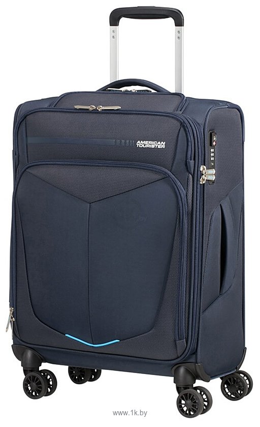 Фотографии American Tourister Summerfunk Navy Blue 55 см (4 колеса)