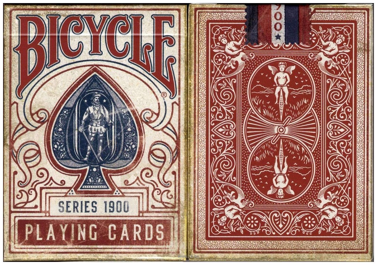 Фотографии United States Playing Card Company Ellusionist 1900 Playing Cards Red 120-ELL73