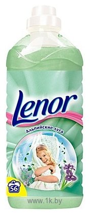 Фотографии Lenor Альпийские луга с экстрактом хлопка 2 л