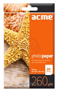 Фотографии ACME Глянцевая A6 260 г/м2 20 листов (856055)