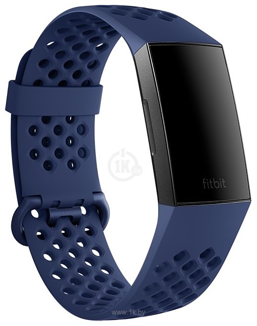 Фотографии Fitbit спортивный для Fitbit Charge 3 (L, navy)