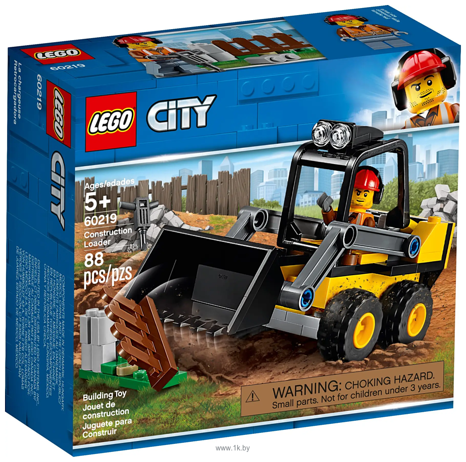 Фотографии LEGO City 60219 Строительный погрузчик