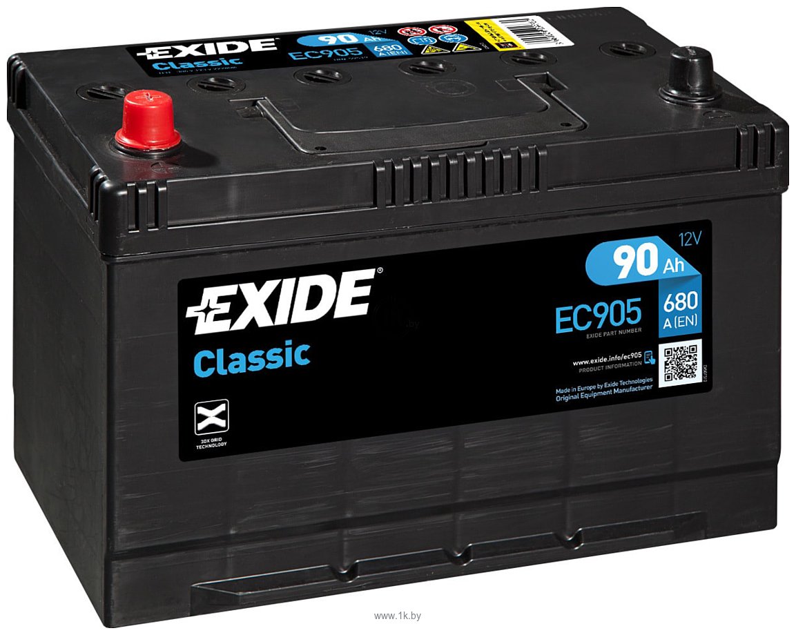 Фотографии Exide Classic EC905 (90Ah)