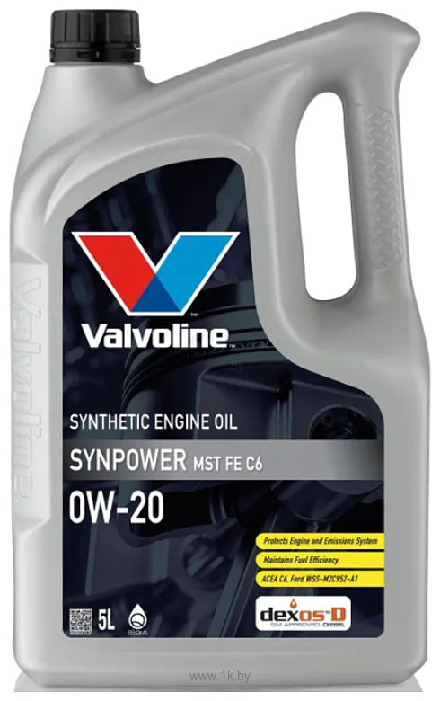 Фотографии Valvoline SynPower MST FE C6 0W-20 5л