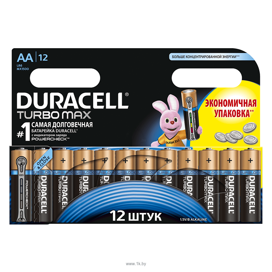 Фотографии DURACELL AA Turbomax 12 шт.