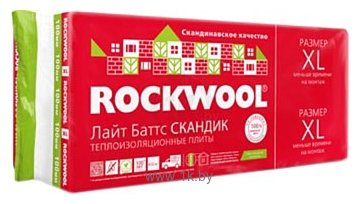 Фотографии Rockwool Лайт Баттс Скандик 1200x600 150 мм