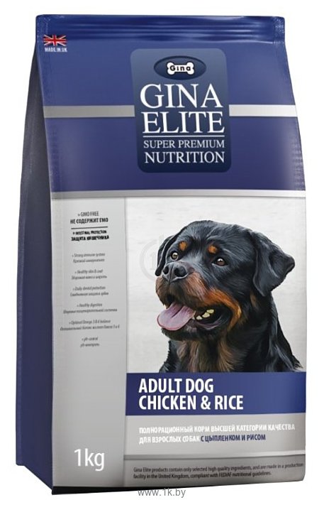 Фотографии Gina Elite (3 кг) Adult Dog Chiken & Rice