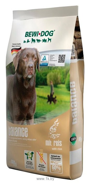 Фотографии Bewi Dog Balance with Rice для собак с низкой активностью, для пожилых собак (0.8 кг)