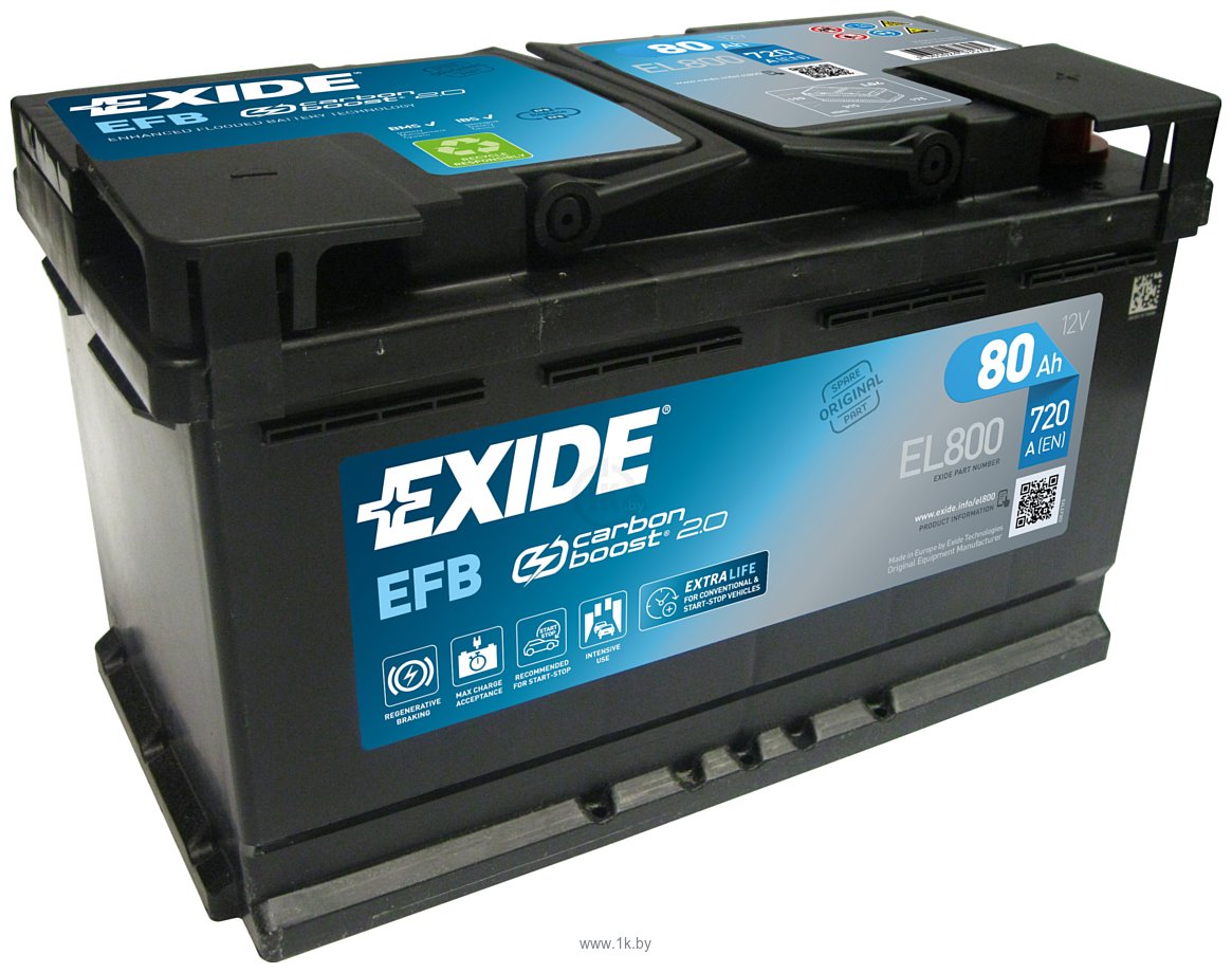 Фотографии Exide Start-Stop EFB EL800 (80Ah)