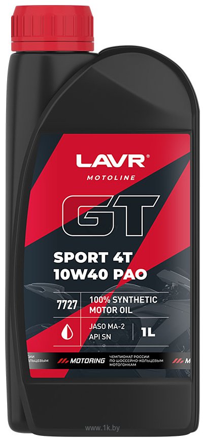 Фотографии Lavr GT Sport 4T 10W-40 SN 1л