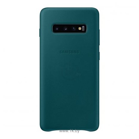 Фотографии Samsung Leather Cover для Samsung Galaxy S10 Plus (зеленый)