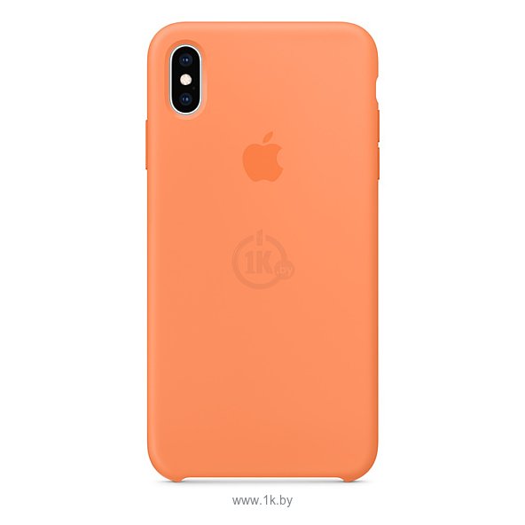 Фотографии Apple Silicone Case для iPhone XS (свежая папайя)