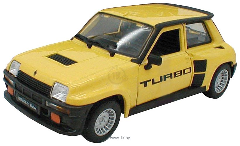 Фотографии Bburago Renault 5 Turbo 18-21088 (желтый)