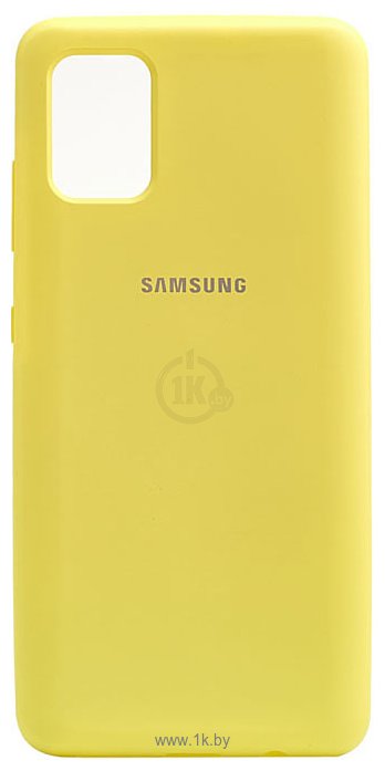 Фотографии EXPERTS Original Tpu для Samsung Galaxy A31 с LOGO (желтый)