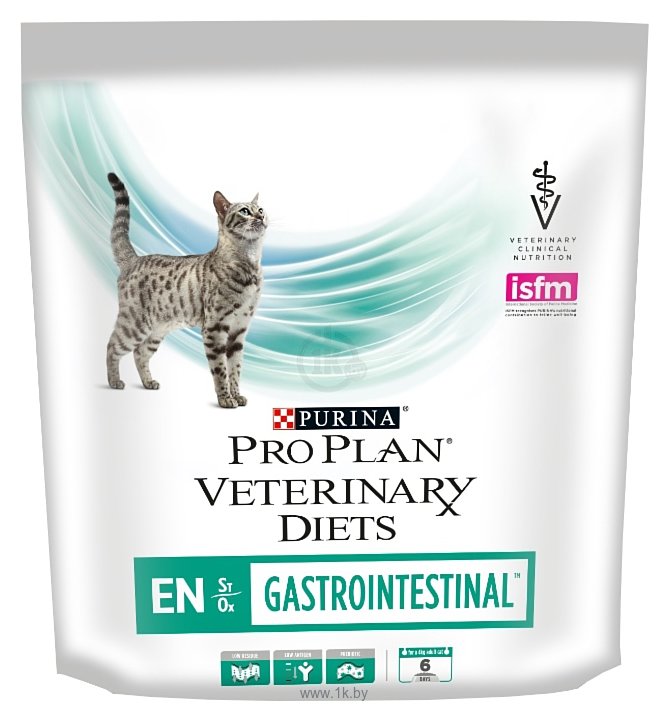 Фотографии Pro Plan Veterinary Diets Feline EN Gastrointestinal dry (0.4 кг) 12 шт.