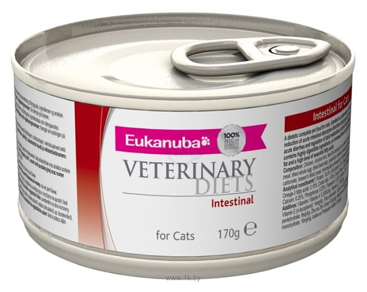 Фотографии Eukanuba Veterinary Diets Intestinal For Cats Can (0.17 кг) 12 шт.