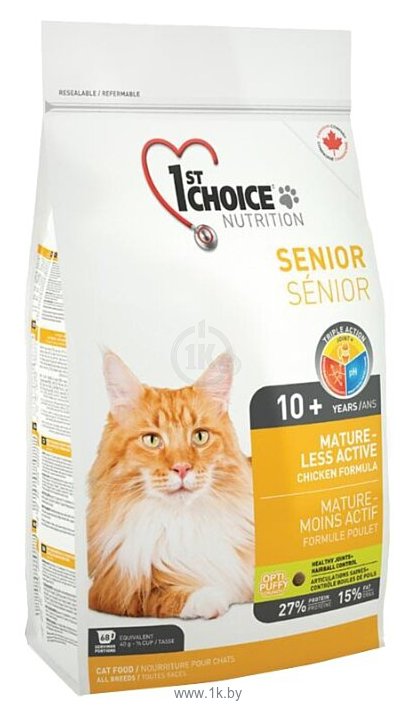 Фотографии 1st Choice (2.72 кг) MATURE-LESS ACTIVE for SENIOR CATS