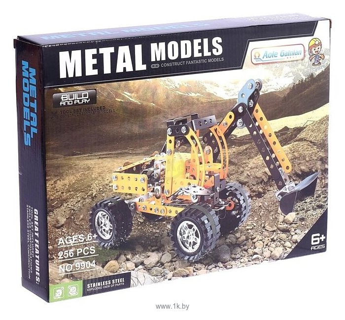 Фотографии Aole Toys Metal Models 9904 Экскаватор
