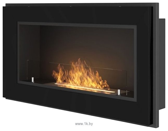 Фотографии Simple Fire Frame 900 (черный, со стеклом)