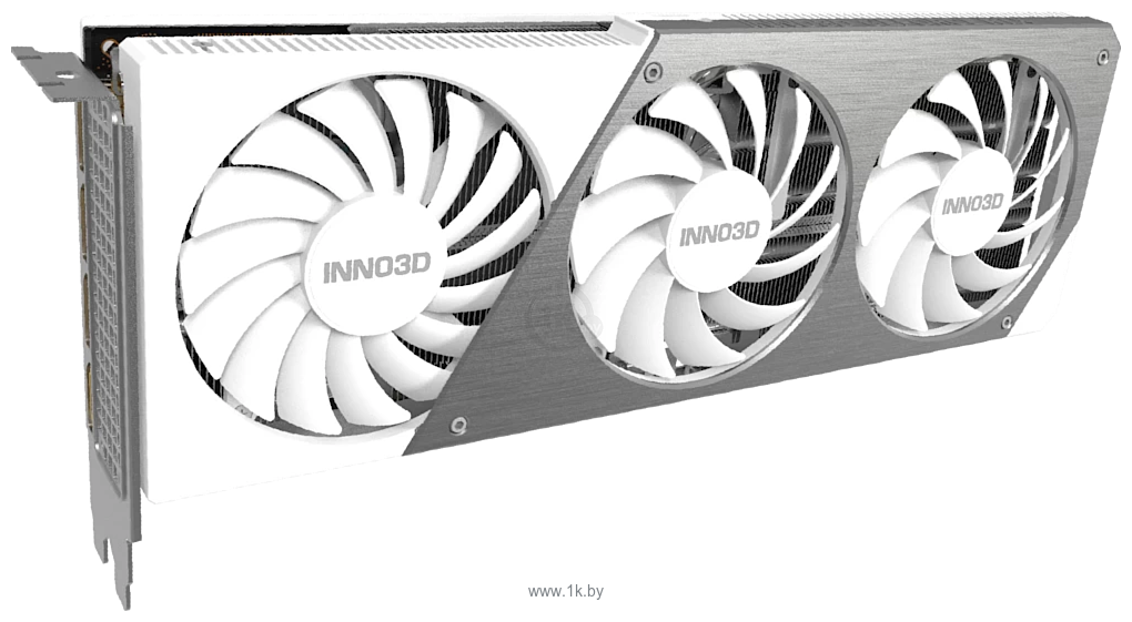 Фотографии INNO3D GeForce RTX 4070 Ti X3 OC White (N407T3-126XX-186148W)