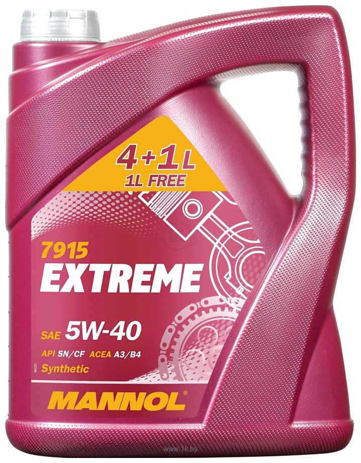 Фотографии Mannol EXTREME 5W-40 SN/CF 5л