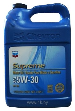Фотографии Chevron Supreme Motor Oil 5W-30 3.785л