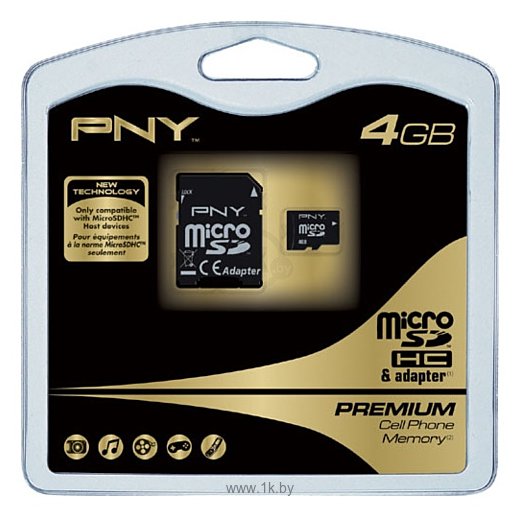 Фотографии PNY Premium microSDHC 4GB