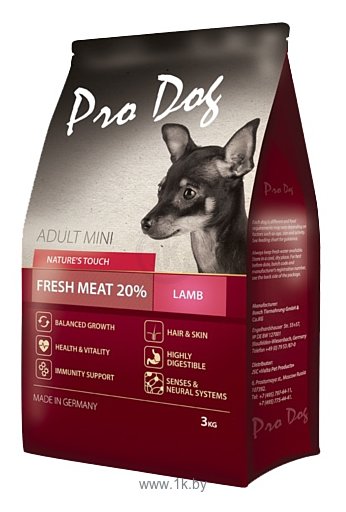 Фотографии Pro Dog Для собак мелких пород с ягненком сухой (3 кг)