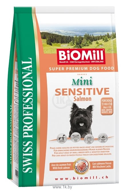 Фотографии Biomill Swiss Professional Mini Sensitive Salmon (1 кг)